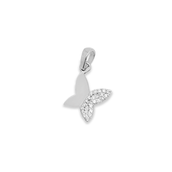 Diamond Butterfly Pendant | Clearance