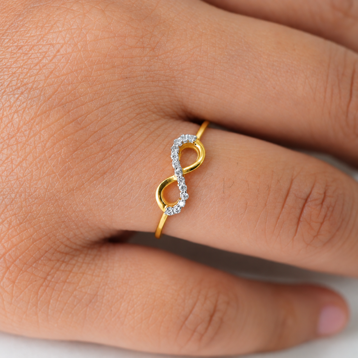 Diamond Infinity Ring
