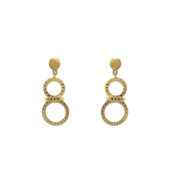 Double Circle Earrings
