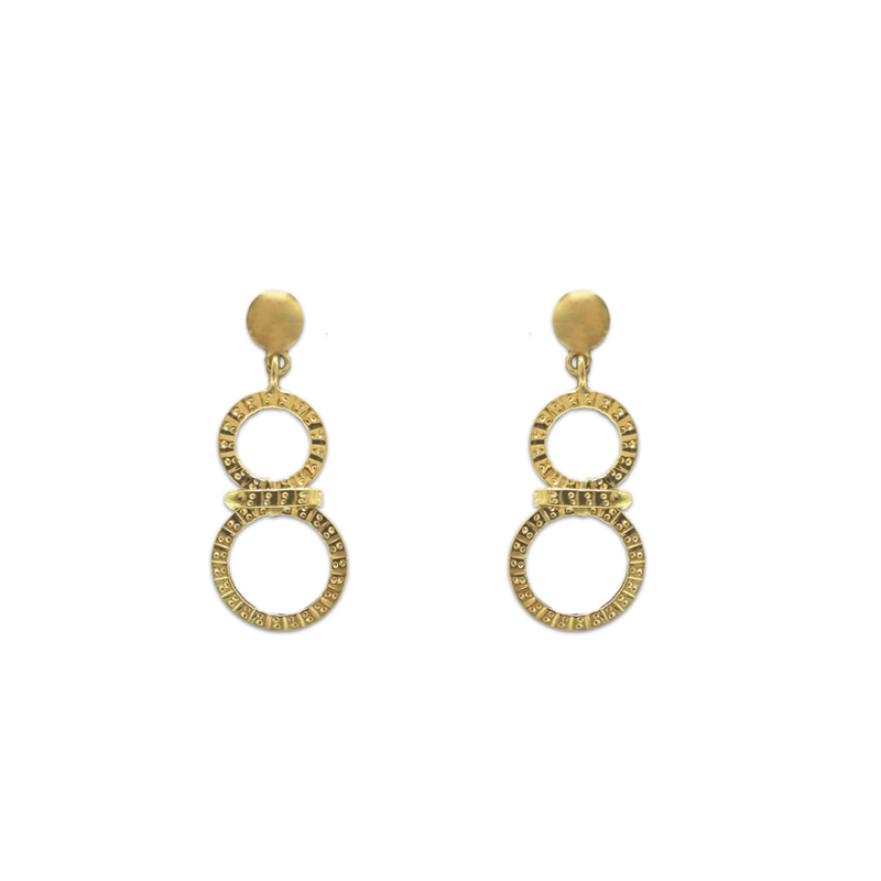Double Circle Earrings