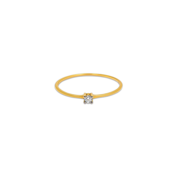 gold diamond rings for girls