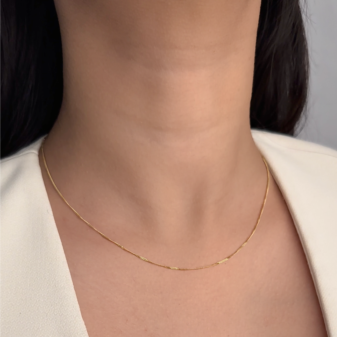 Buy 18K gold chains for women online Ladies Gold Chain Starkle