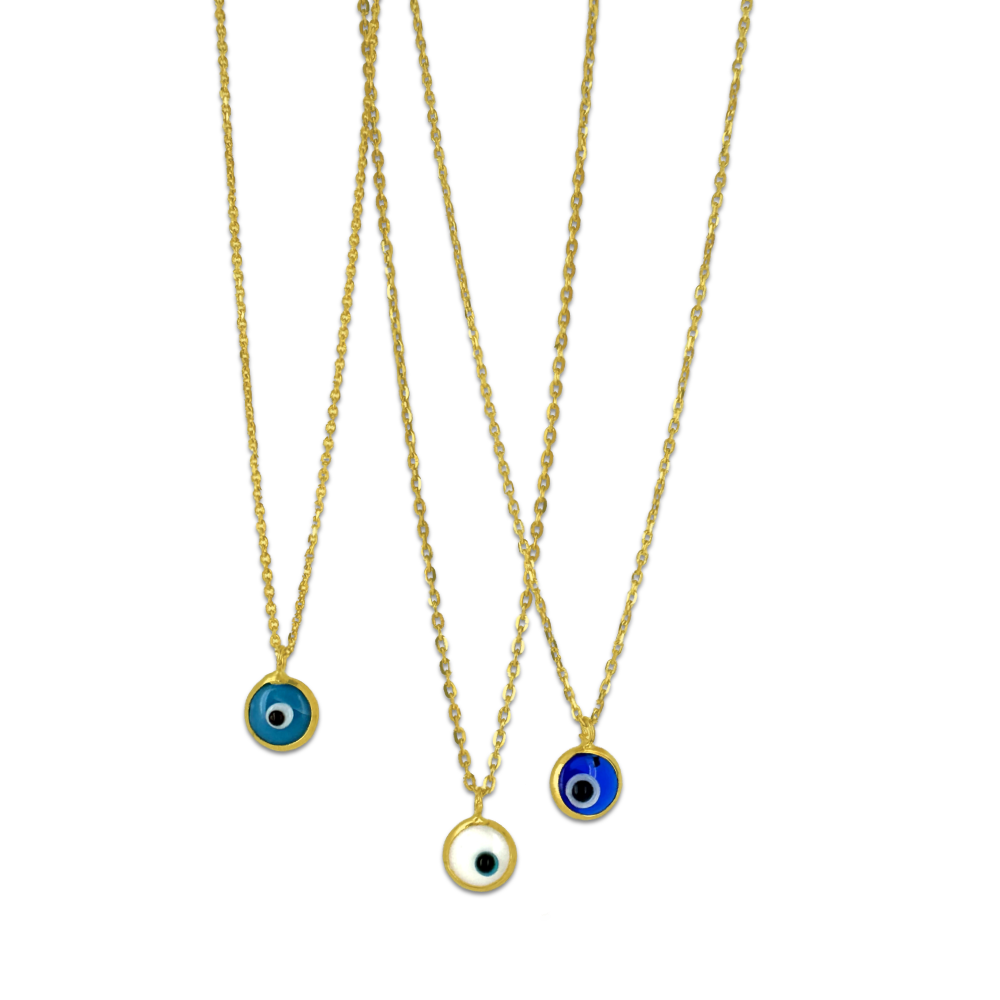 Evil Eye Fine Cable Necklace