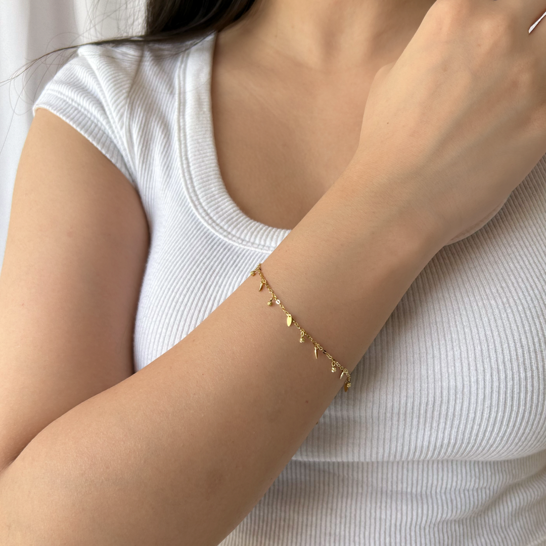 Gold Leaf Bracelet