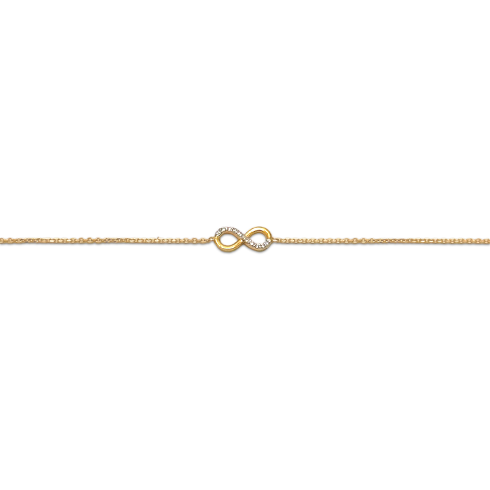 Buy Diamond Infinity Bracelet | Made with BIS Hallmarked Gold | Starkle