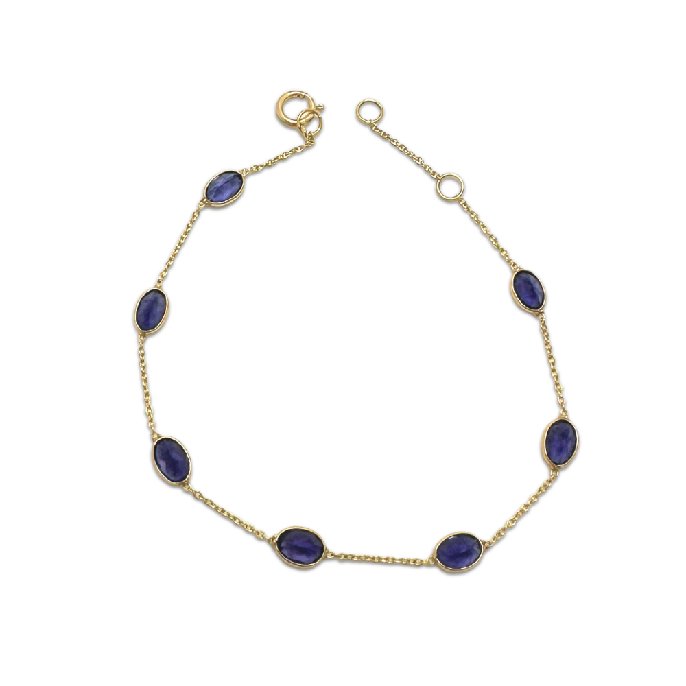 Iolite Oval Bracelet