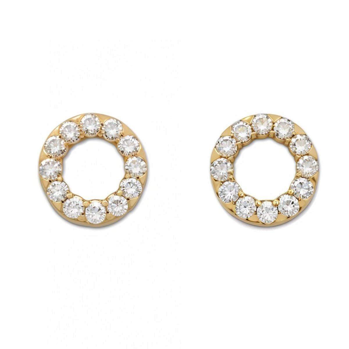 Diamond Halo Studs