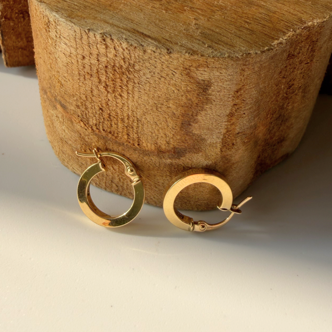 Mini Flat Round Hoops