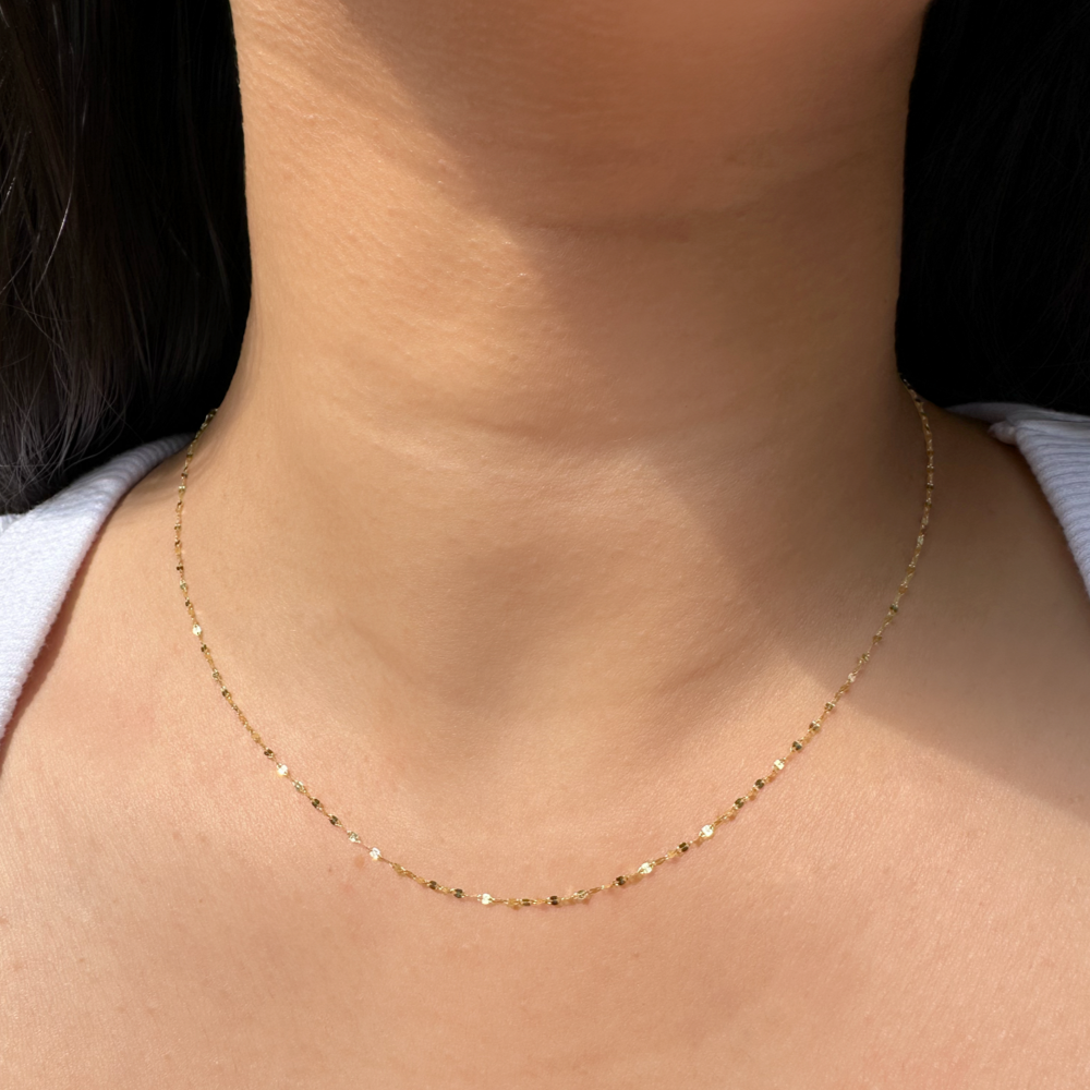 Buy 18K gold chains for women online Ladies Gold Chain Starkle