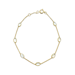 Moonstone Oval Bracelet