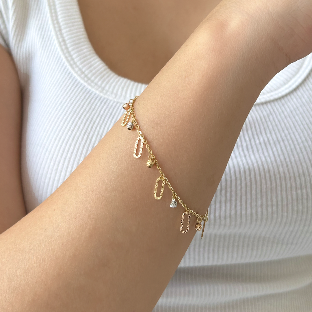 Buy Gold Drop Bracelets for women Online at Best Prices Starkle