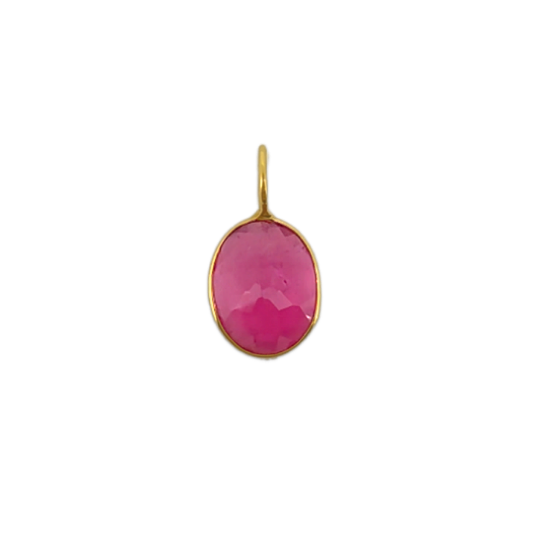 Ruby Light Oval Pendant