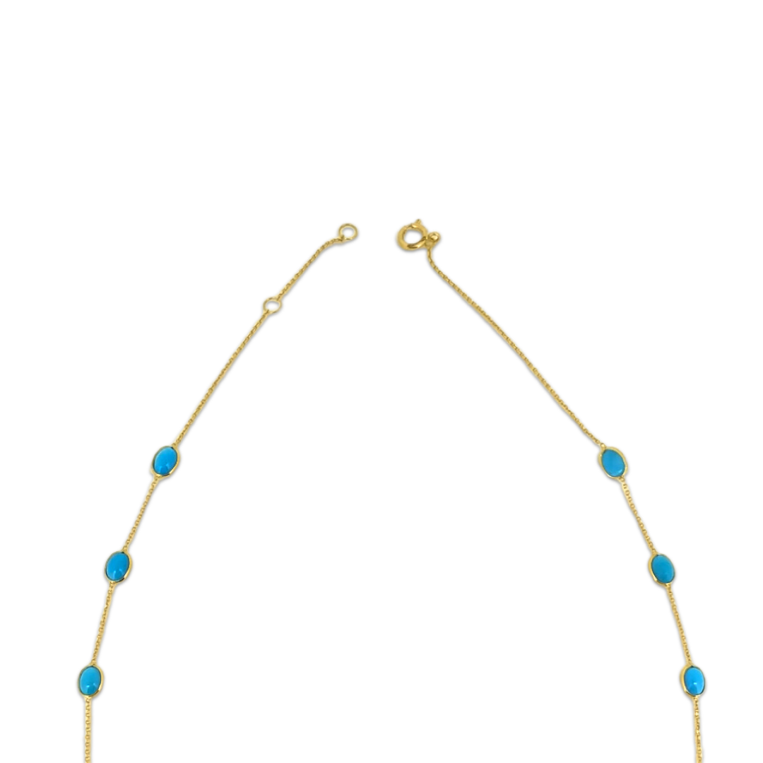 Turquoise Oval Necklace