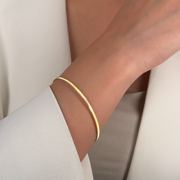 Matte Cuff Bracelet | Yellow