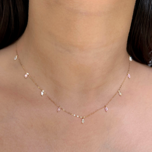 Marquise Crystal Necklace