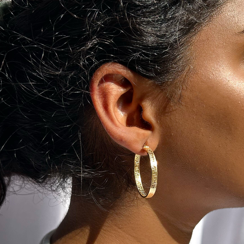 Round Meander Hoops