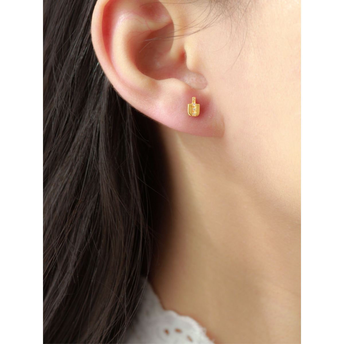14k Gold & Diamond Ear Jacket Earrings – Sabrina Design