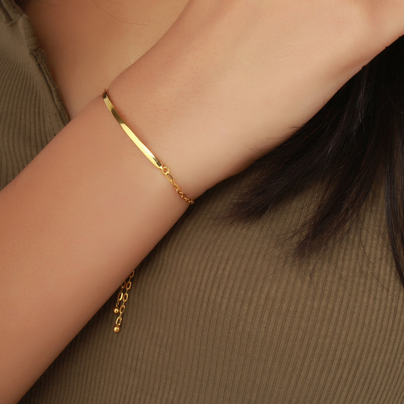 24K Gold Plated Premium Chain Bracelet Imeora