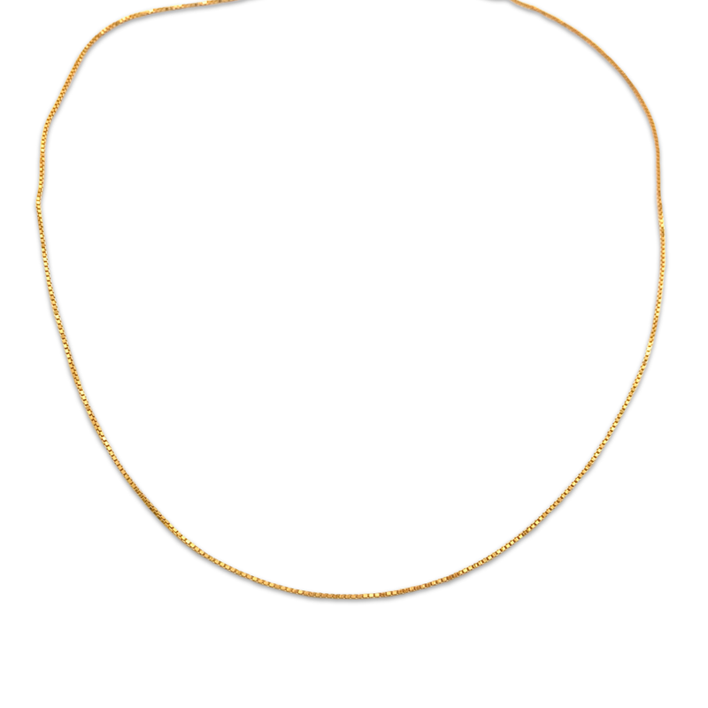 Medium Box Chain | Yellow