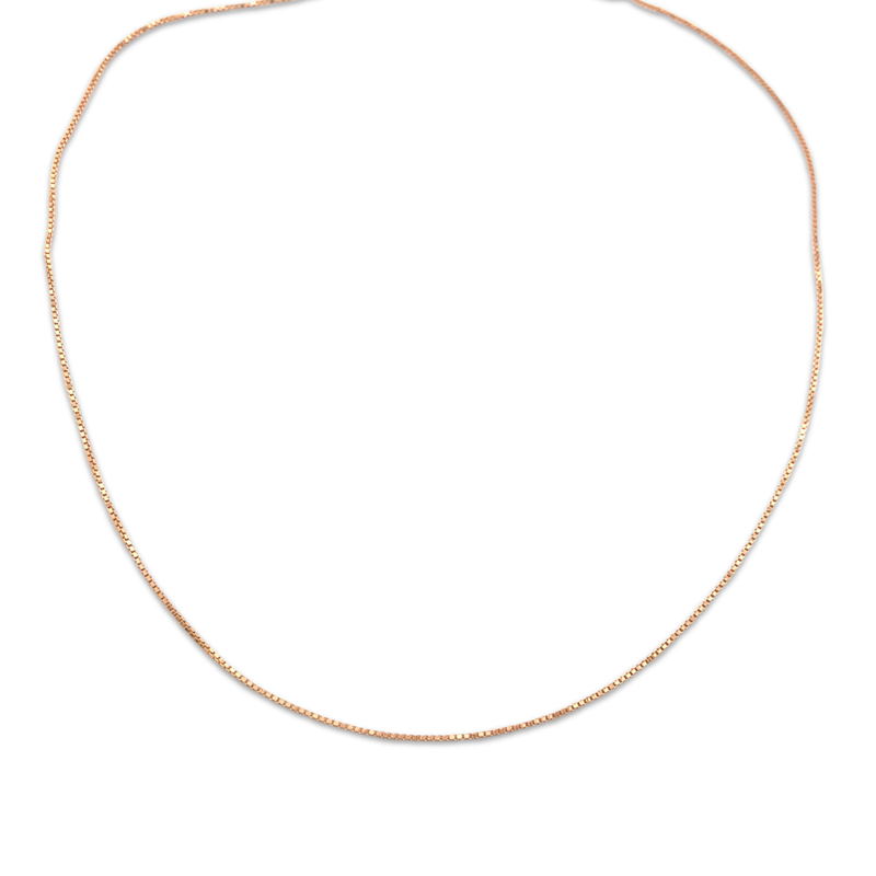Medium Box Chain | Rose