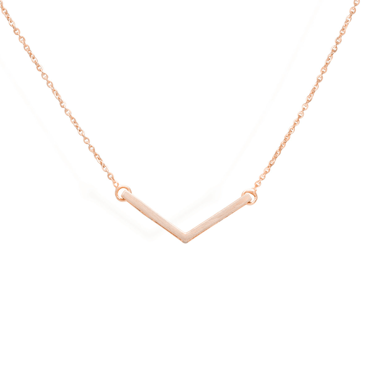 Gold necklace for women in rose gold colour 