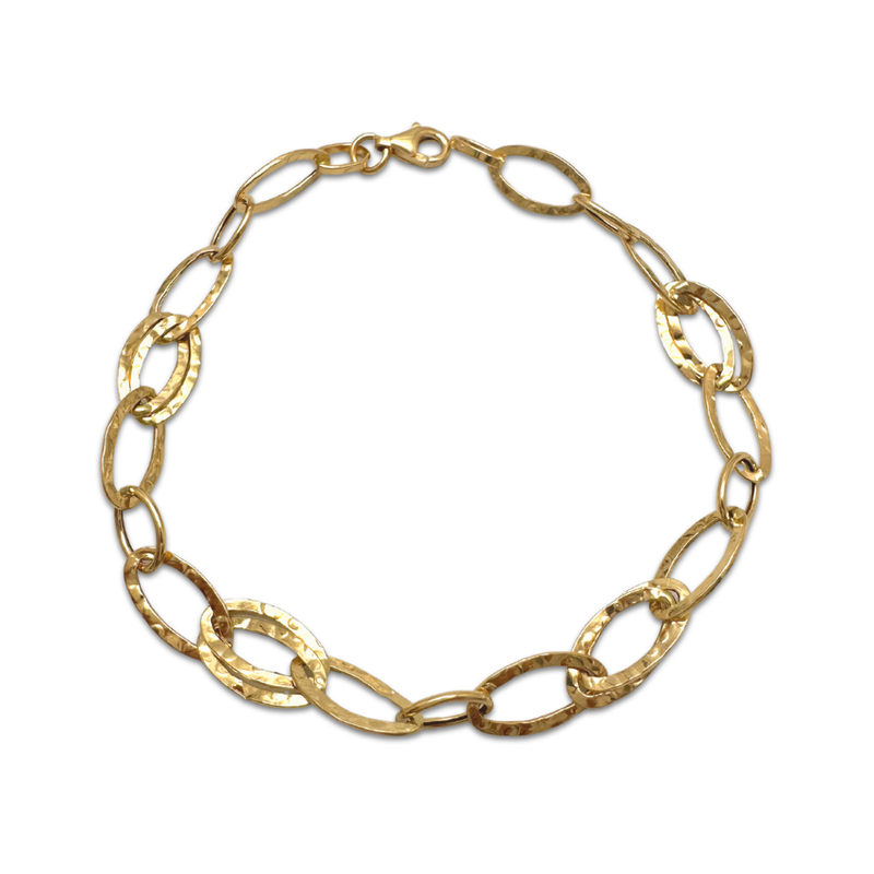 Textured Link Bracelet