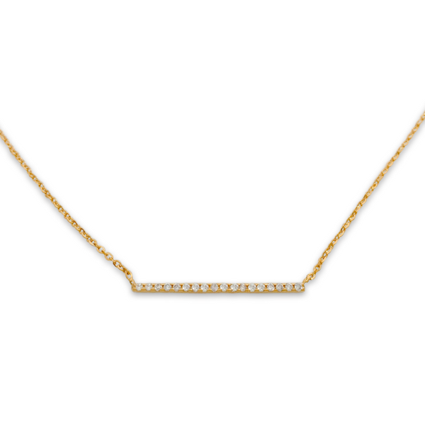 diamond line bar necklace, diamond necklace, fine jewellery