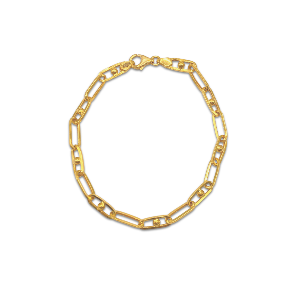 BG525G B.Tiff Horseshoe Link Gold Chain Bracelet – B.Tiff New York (Retail)