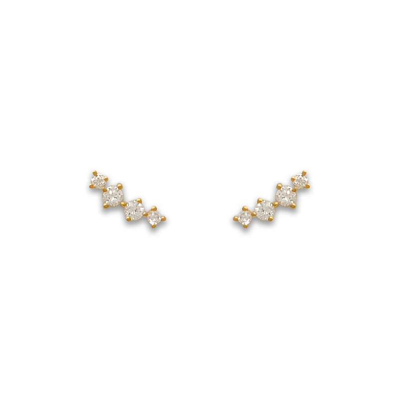 Quad Diamond Studs - Starkle
