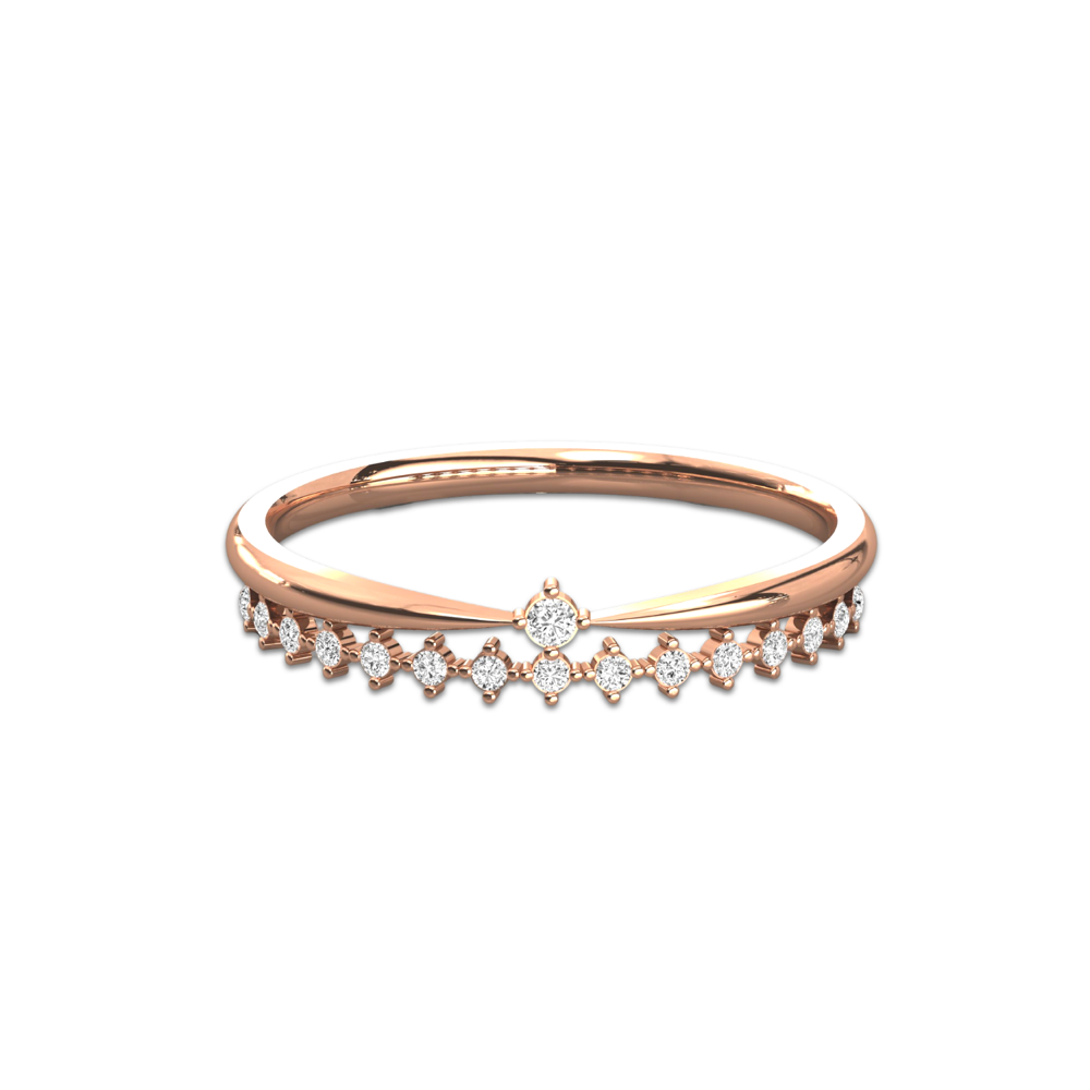 Arthurs Collection Halo Rose Gold Diamond Engagement Ring. Arthur's Jewelers