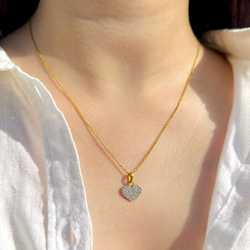 Studded Heart Pendant