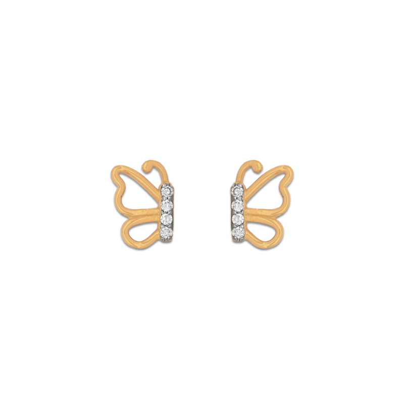 Dainty Butterfly Studs